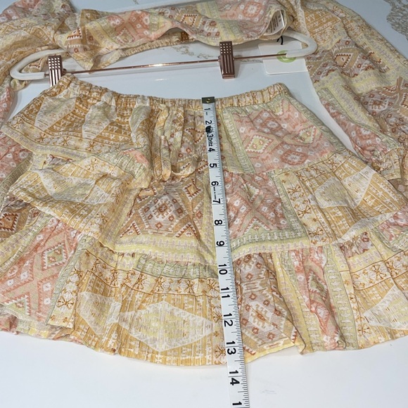 SKY To MOON NWT Bohemian Patterned Skirt Set | M - Picture 8 of 10